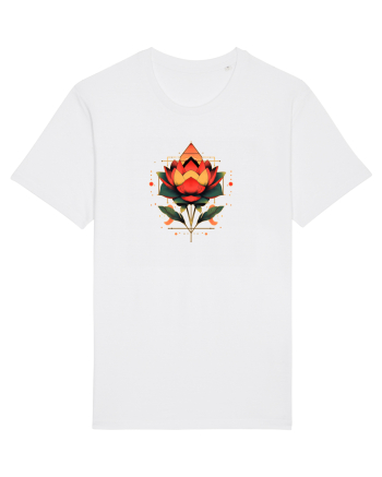 FLORAL GEOMETRIC 4 White