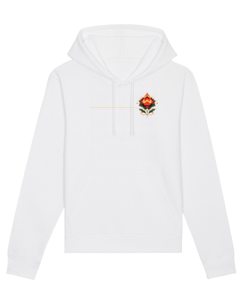 FLORAL GEOMETRIC 4b White