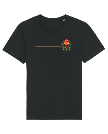 FLORAL GEOMETRIC 4b Black