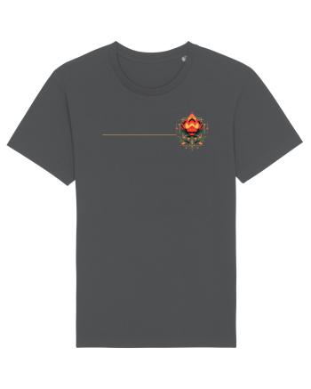 FLORAL GEOMETRIC 4b Anthracite