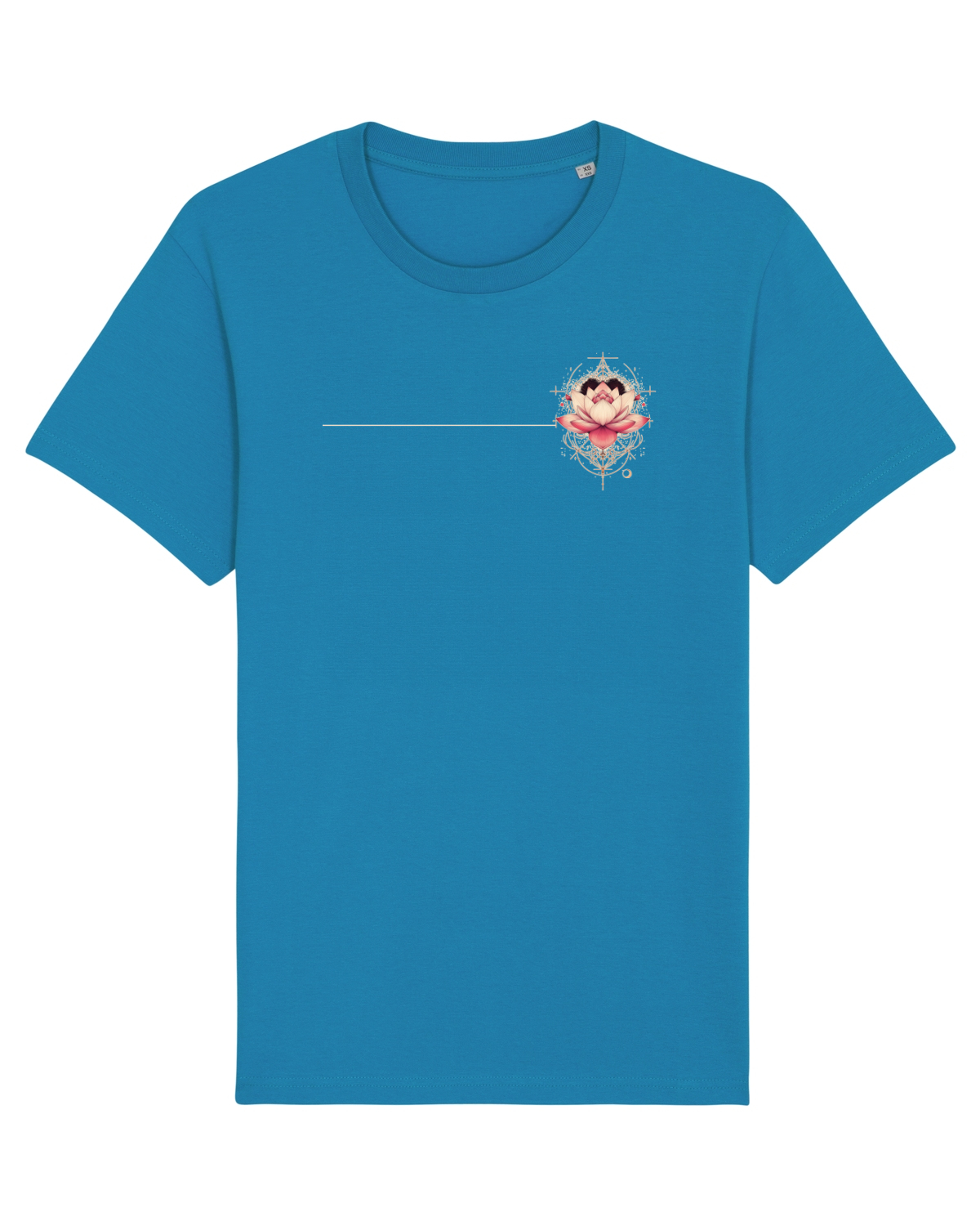 Tricou mânecă scurtă Unisex Rocker Azur