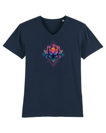 FLORAL GEOMETRIC 6 French Navy