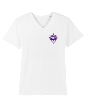 FLORAL GEOMETRIC 7b White