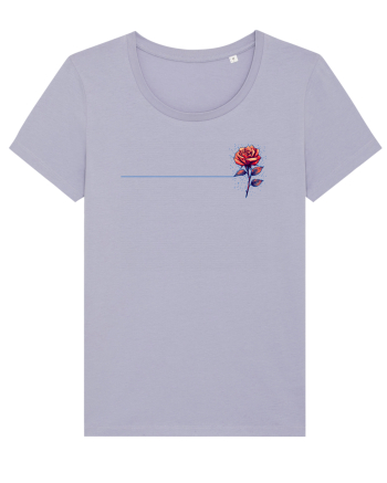 FLORAL GEOMETRIC TRANDAFIR / ROSE b Lavender
