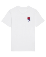 FLORAL GEOMETRIC TRANDAFIR / ROSE b Tricou mânecă scurtă Unisex Rocker