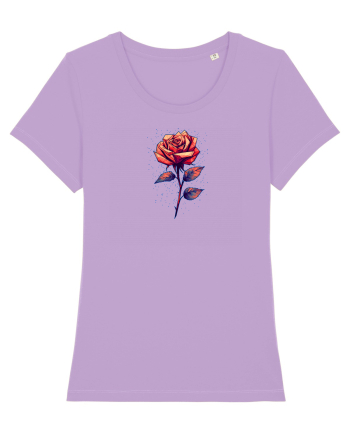 FLORAL GEOMETRIC TRANDAFIR / ROSE  Lavender Dawn
