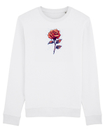FLORAL GEOMETRIC TRANDAFIR / ROSE  Bluză mânecă lungă Unisex Rise