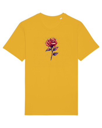FLORAL GEOMETRIC TRANDAFIR / ROSE  Spectra Yellow