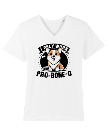 I only work pro bone-o White