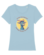 I`M THAT CRAZY CAPRICORN YOU WERE WARNED ABOUT  Tricou mânecă scurtă guler larg fitted Damă Expresser