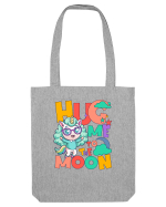 Unicorn simpatic Hug me to the moon Sacoșă textilă