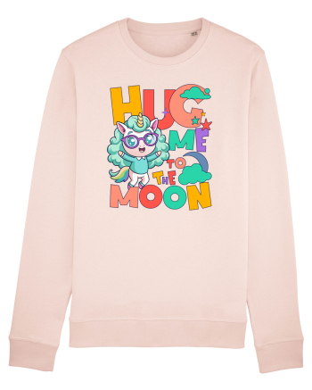Unicorn simpatic Hug me to the moon Candy Pink