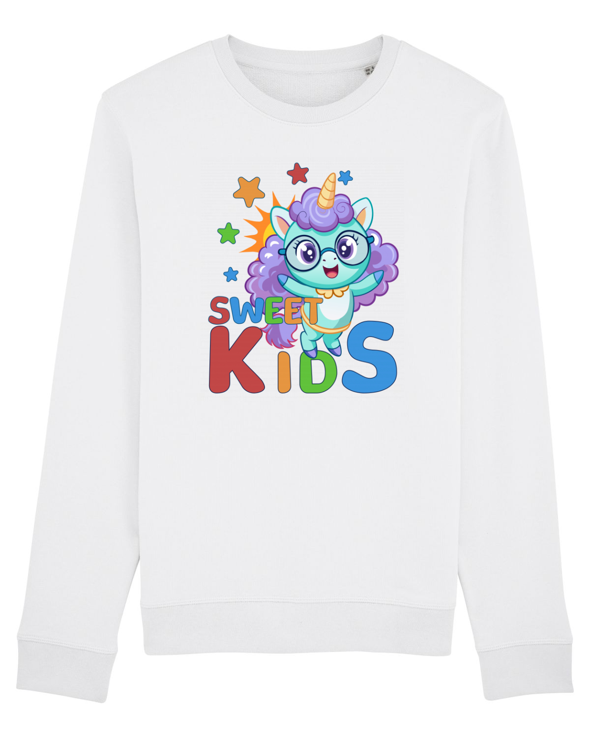 Bluză mânecă lungă Unisex Rise White