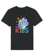 Unicorn simpatic cu ochelari Sweet Kids Tricou mânecă scurtă Unisex Rocker