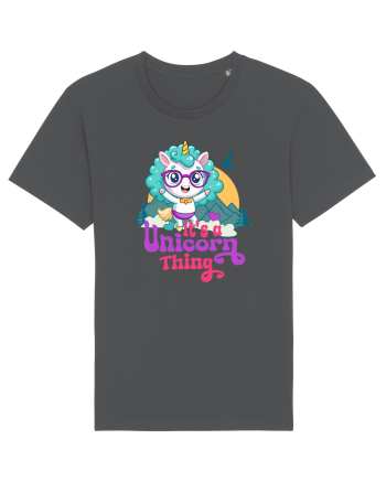 Unicorn de drumetie, de aventura Anthracite