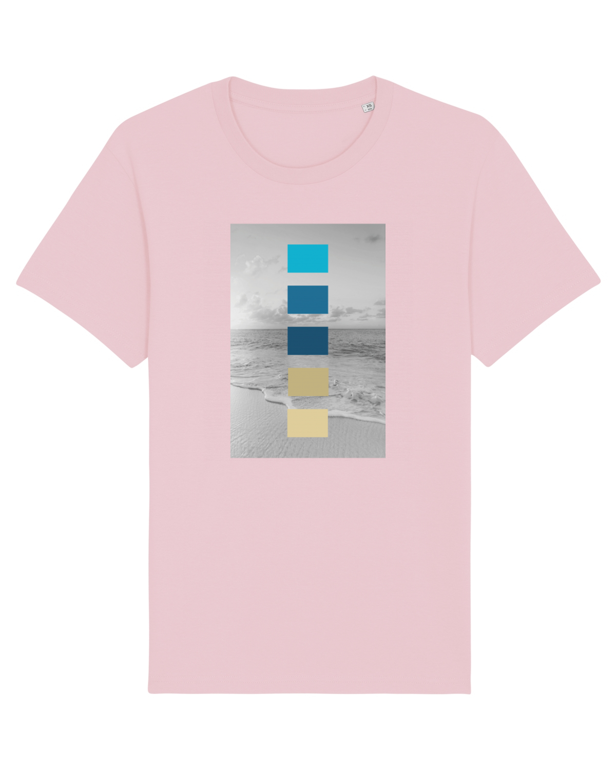 Tricou mânecă scurtă Unisex Rocker Cotton Pink