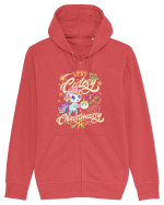 Unicorn de Craciun Hanorac cu fermoar Unisex Connector