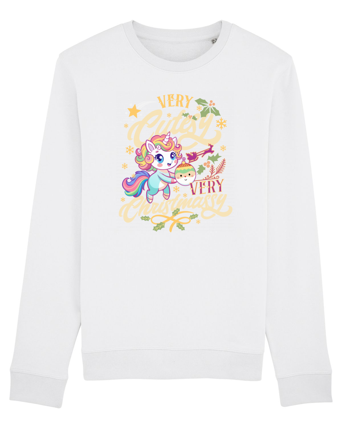 Bluză mânecă lungă Unisex Rise White