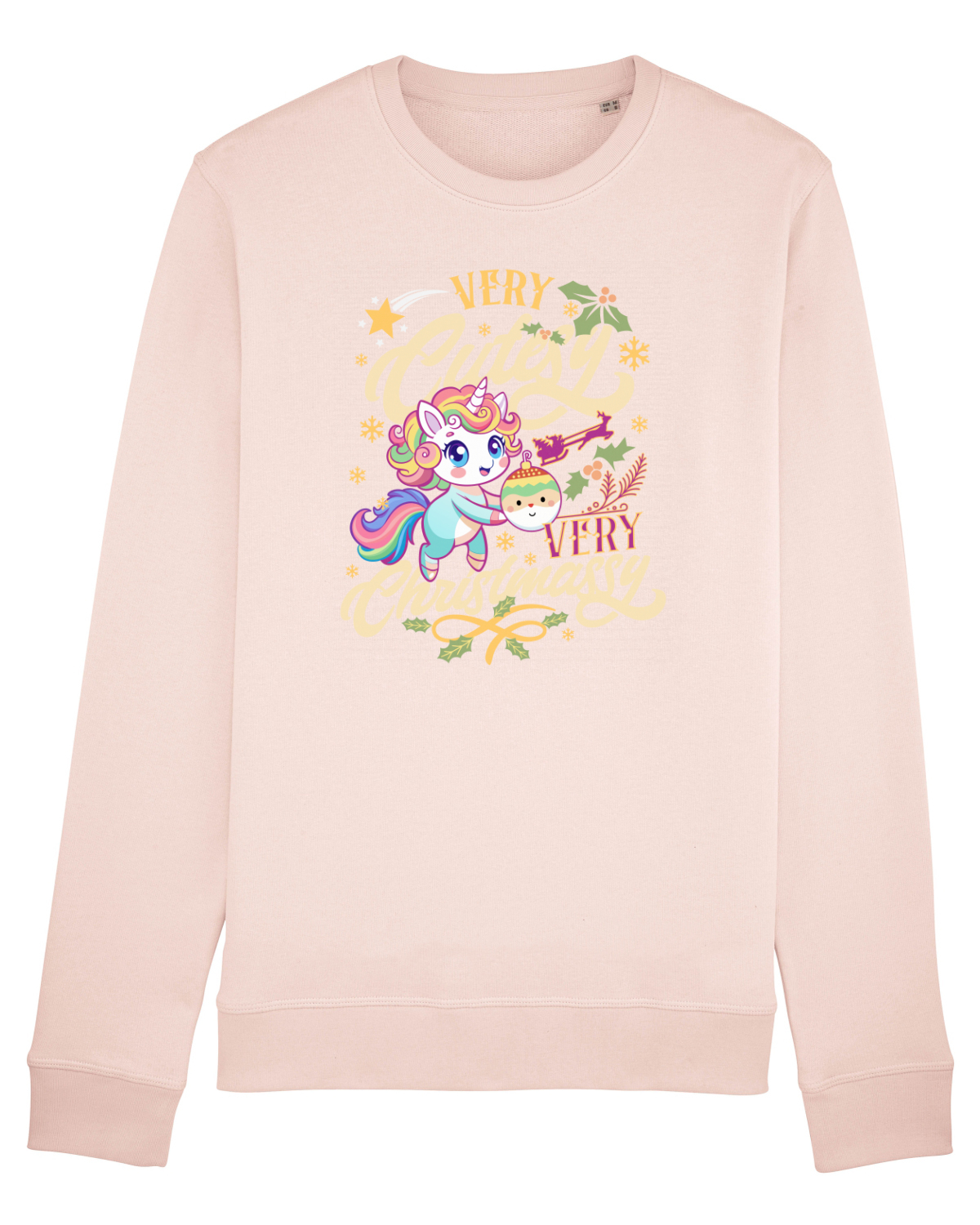 Bluză mânecă lungă Unisex Rise Candy Pink