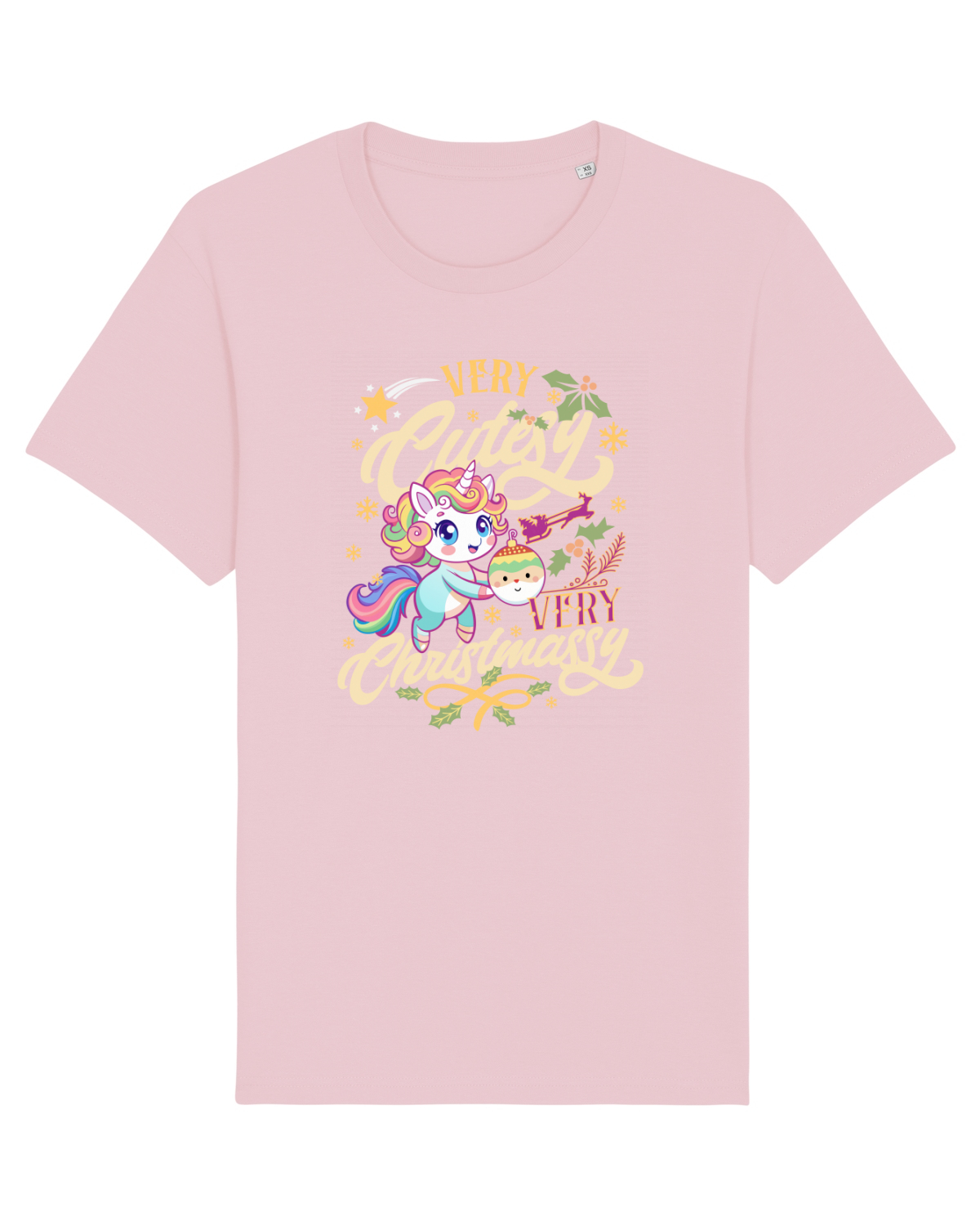 Tricou mânecă scurtă Unisex Rocker Cotton Pink