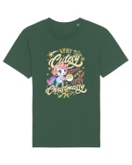Unicorn de Craciun Tricou mânecă scurtă Unisex Rocker