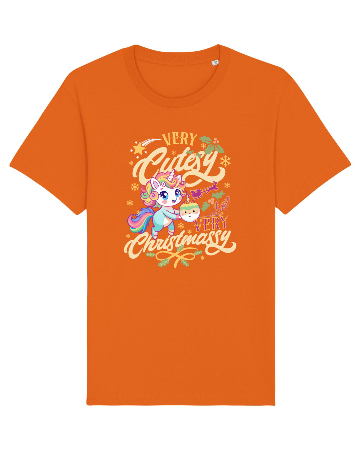 Tricou mânecă scurtă Unisex Rocker Bright Orange