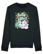 Unicorn Jolly Vibes - Bucuria Sarbatorilor De Iarna Bluză mânecă lungă Unisex Rise
