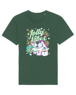Unicorn Jolly Vibes - Bucuria Sarbatorilor De Iarna Tricou mânecă scurtă Unisex Rocker