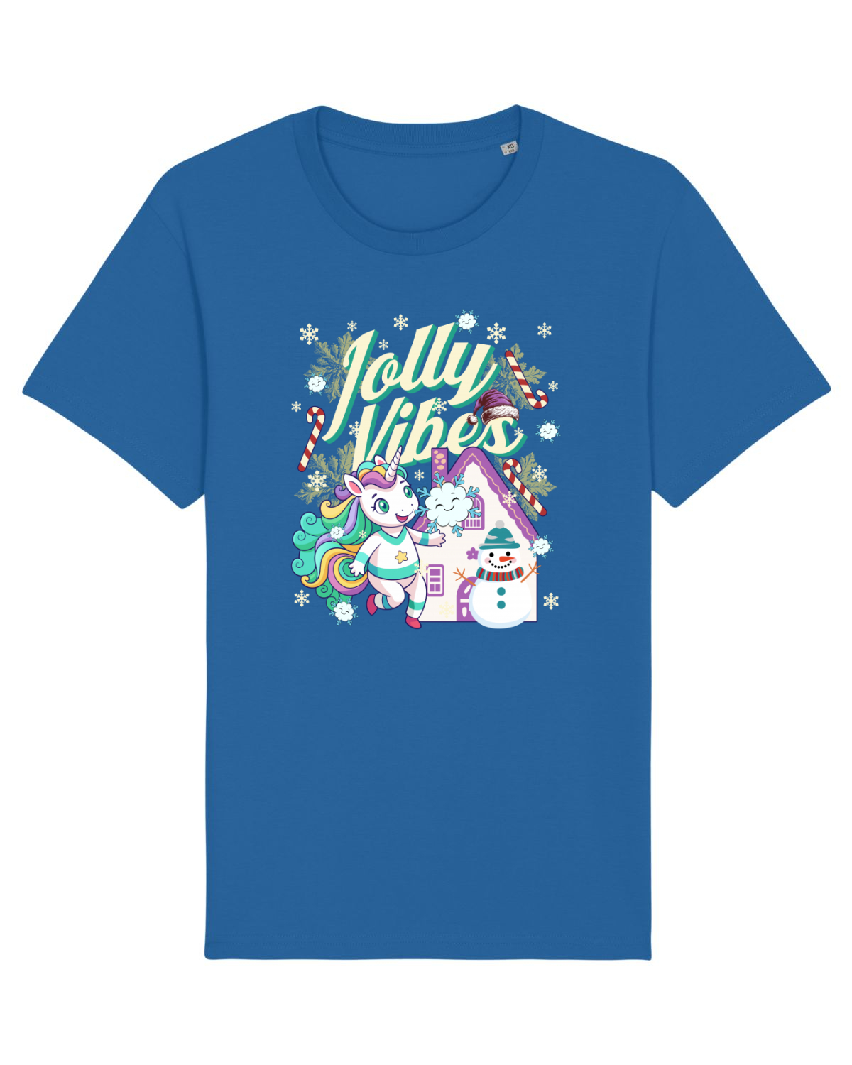Tricou mânecă scurtă Unisex Rocker Royal Blue