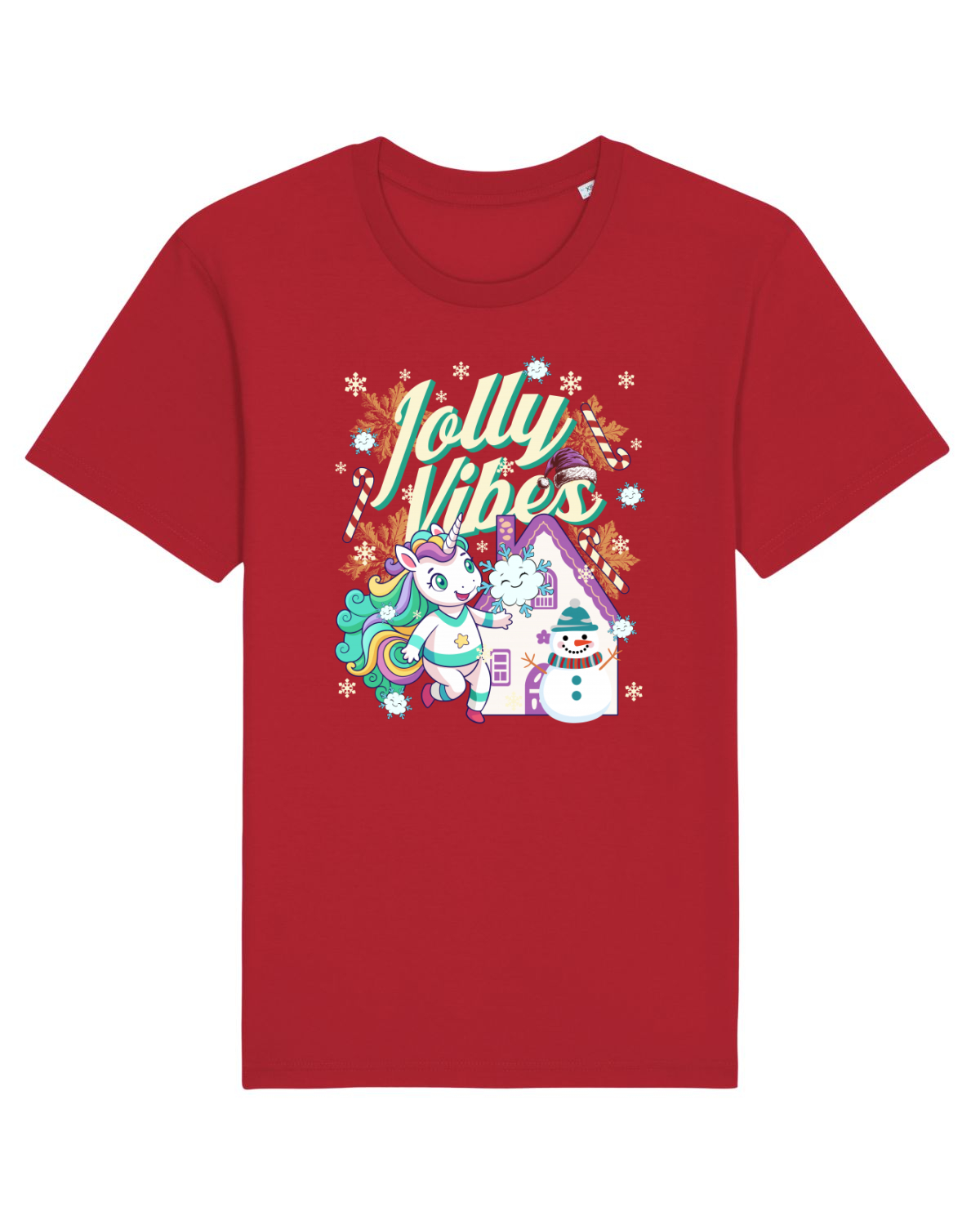 Tricou mânecă scurtă Unisex Rocker Red