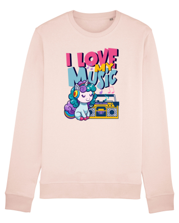 Unicorn retro Imi Place Muzica Candy Pink