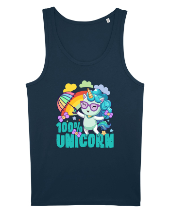 Unicorn 100% Curcubeu si umbrela Navy