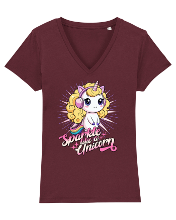 Unicorn - Straluceste ca un unicorn Burgundy