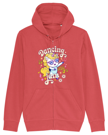 Unicorn danseaza - Dancing is my jam Carmine Red