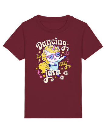 Unicorn danseaza - Dancing is my jam Burgundy
