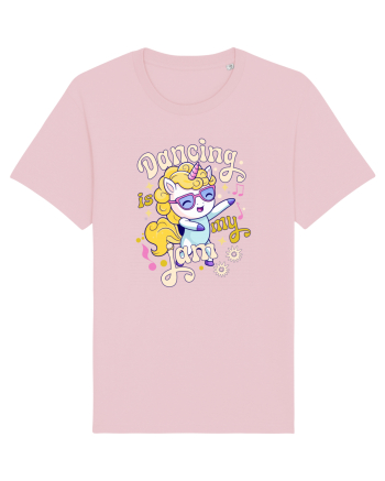 Unicorn danseaza - Dancing is my jam Cotton Pink