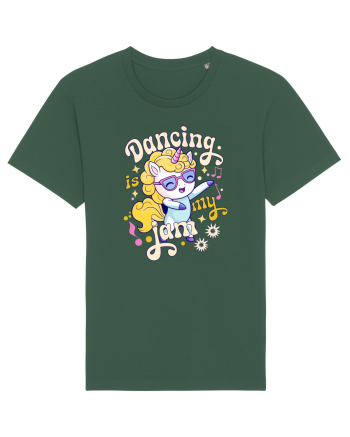 Unicorn danseaza - Dancing is my jam Bottle Green