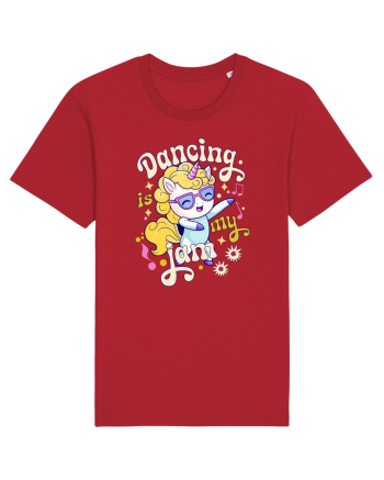 Unicorn danseaza - Dancing is my jam Red