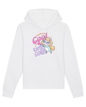 Unicorn Super Cool Pastel Colors White