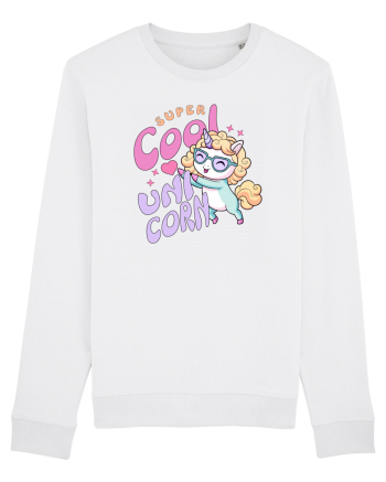 Unicorn Super Cool Pastel Colors White