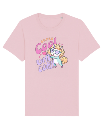 Unicorn Super Cool Pastel Colors Cotton Pink