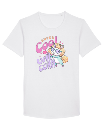 Unicorn Super Cool Pastel Colors White