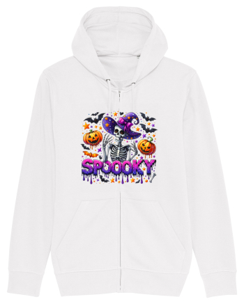 Spooky Skeleton Witch White