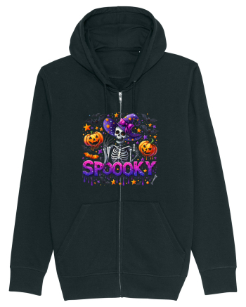Spooky Skeleton Witch Black