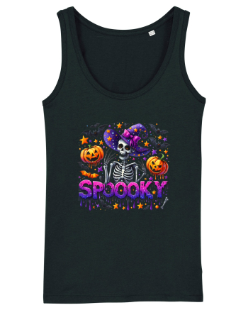 Spooky Skeleton Witch Black