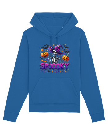 Spooky Skeleton Witch Royal Blue