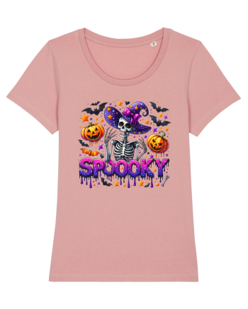 Spooky Skeleton Witch Canyon Pink