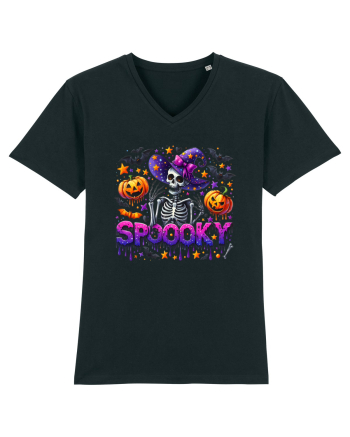 Spooky Skeleton Witch Black