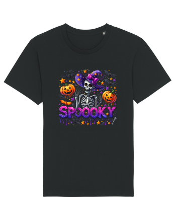 Spooky Skeleton Witch Black