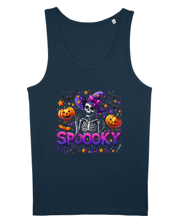 Spooky Skeleton Witch Navy